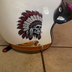 Mens motorcycle helmet