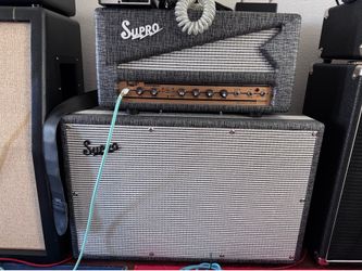 Supro statesman 1699rh and 2x12 cabinet