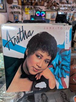 Vintage Aretha Jump To It 1982 Arista Vinyl LP Record Soul R&B Album
