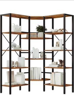 Corner Bookshelf 5 tier