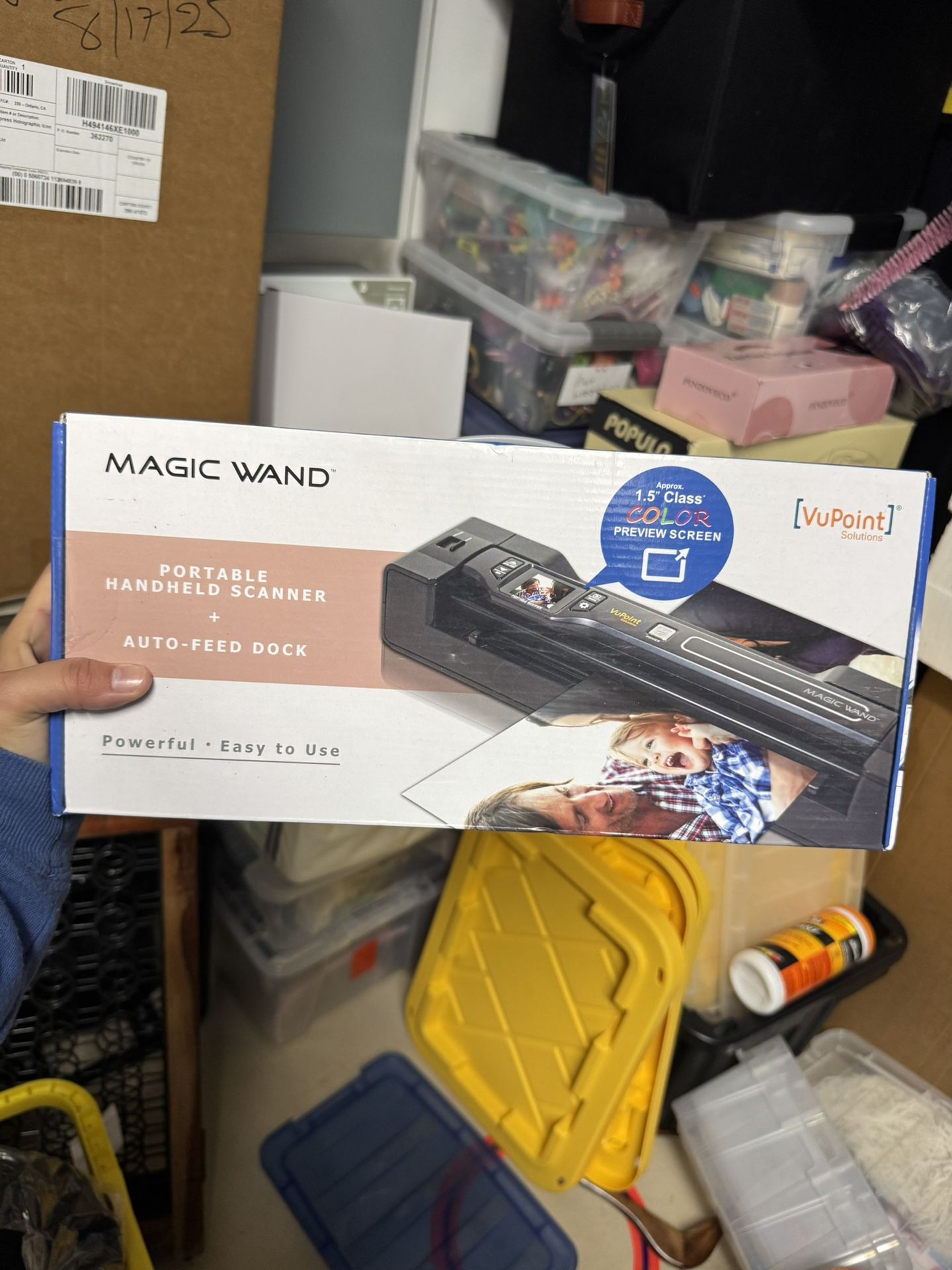 AVAILABLE VuPoint Solutions Magic Wand Portable Handheld Scanner + Auto-Feed Dock