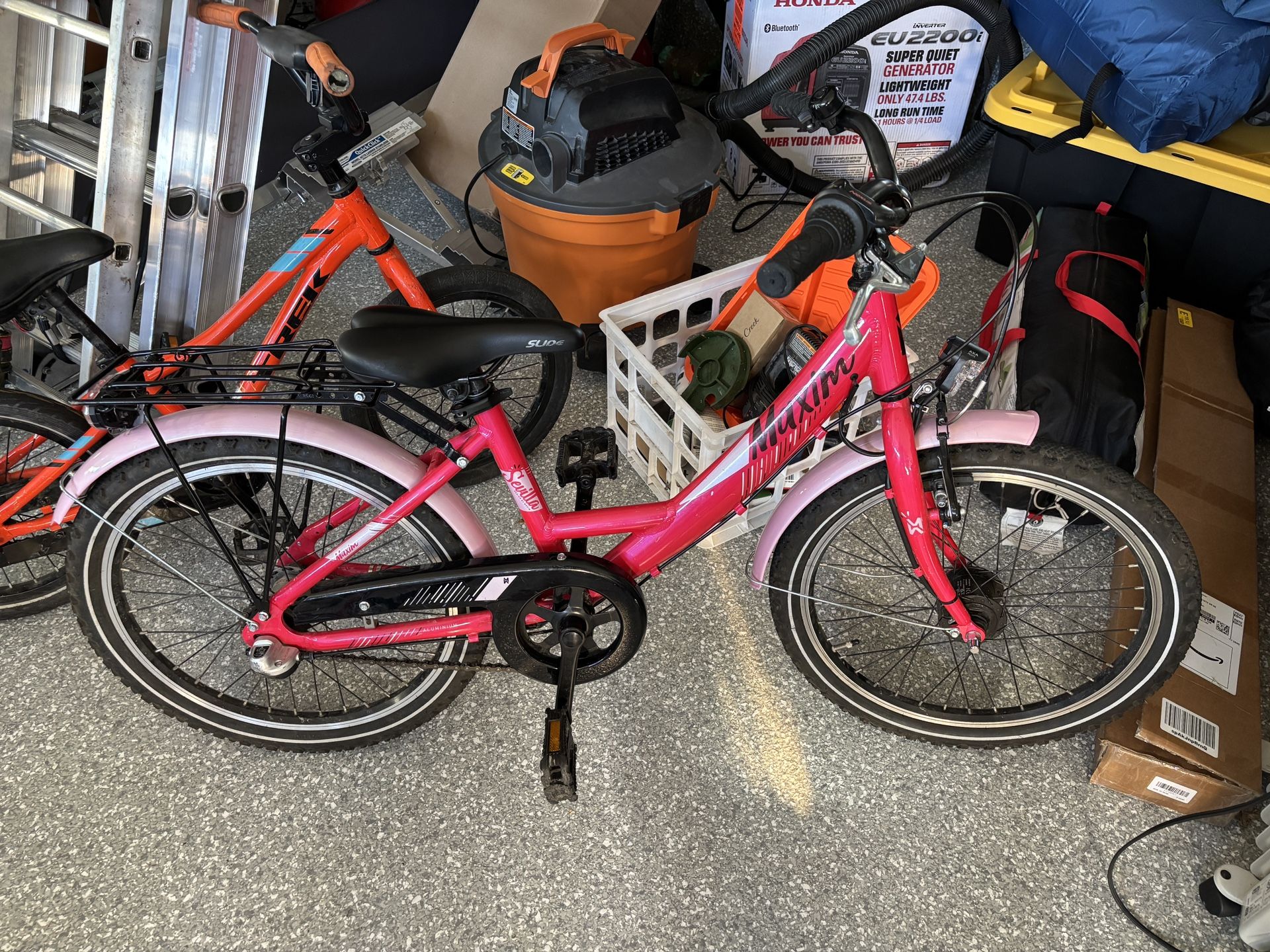 Pink Girls Bike - 2 Years Old - 20”