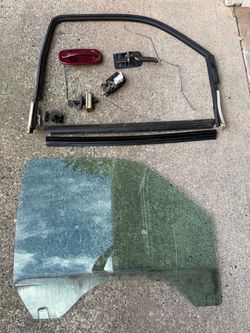 Gmc Chevy Door Glass and Hardware Parts Lot