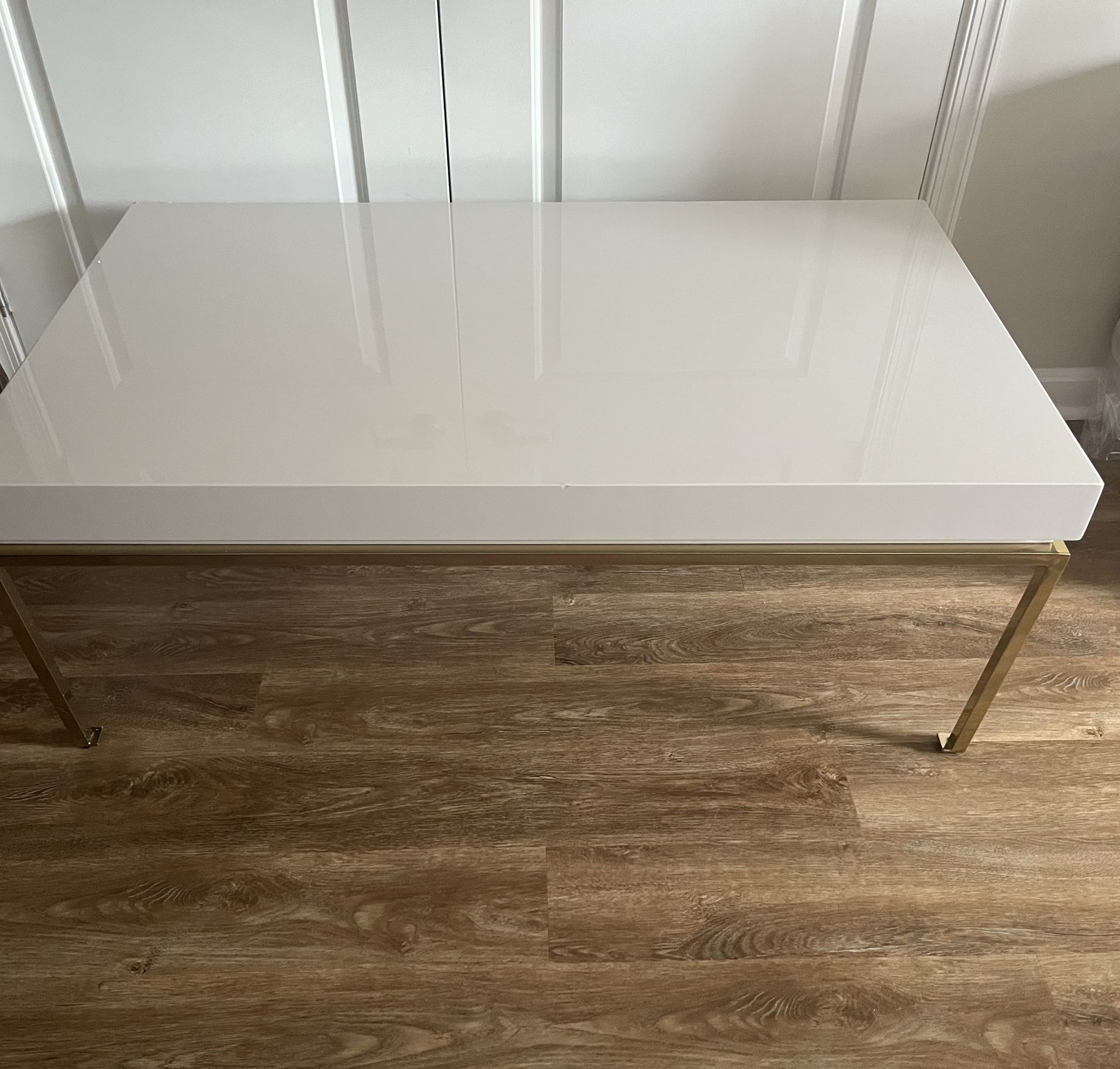 Coffee Table - White & Gold
