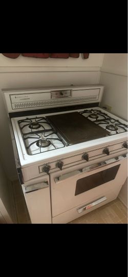 Vintage 1950s Magic Chef Gas Range Stove - Clean & Fully Working!