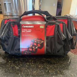 Husky 3-Piece Tool Bag Combo 13” 15” 18”
