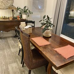 Dining Table And Chairs. 