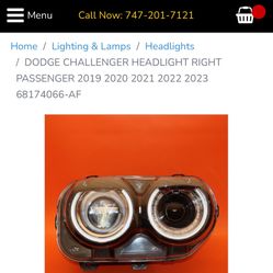 Dodge Challenger 17/23 Headlight 