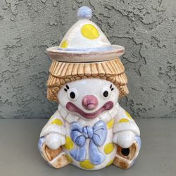Vintage Circus Clown Cookie Jar ๐คก ๐ช