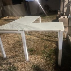 Desk With Glass Top