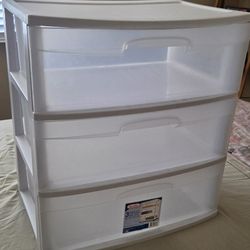 Sterilite 3 Plastic Drawer