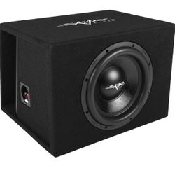 STINGER Single 12"700 Watt (RMS) Loaded Car Audio Subwoofer Enclosure | Ported Vented 1 Ohm Sub Box
