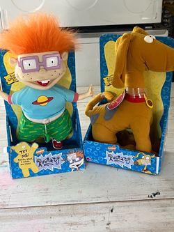 Rugrats Chuckie and Spike Toy Figures in Box