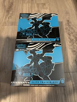 Pokemon Black Bolt Elite Trainer Boxes
