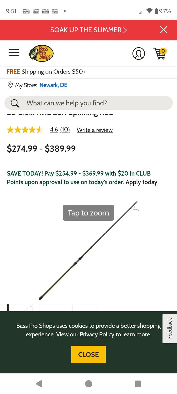 For Sale Good Rod For The Surf And For Strippers