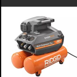 RIDGID OF45200SS 4.5 Gal. Portable Electric Quiet Air Compressor