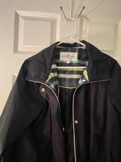 Fleet Street Women’s Short Trench Rain Coat Size L