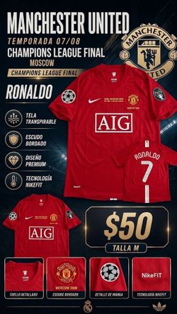 Camisa retro de Ronaldo 2008