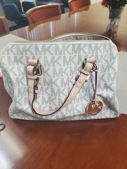 Michael Kors White Monogram Bag