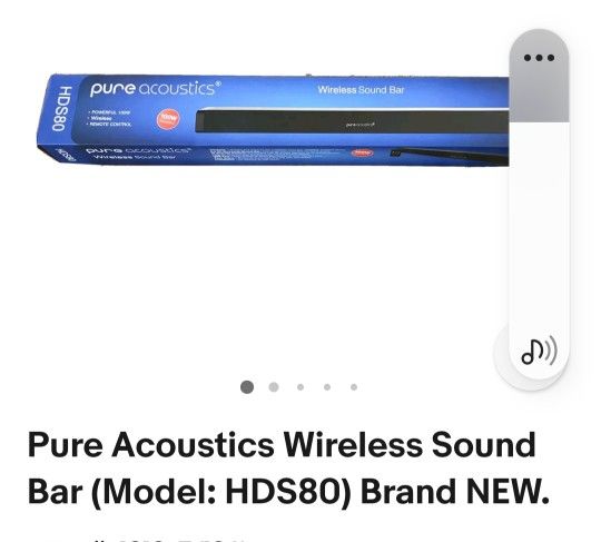 Soundbar, Pure Aucostics HDS-80