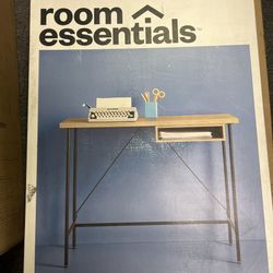 Room Essentials Wood And Metal Writing Desk