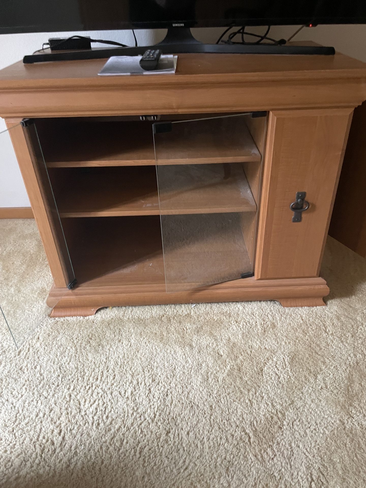 Wood Tv Stand With Storage