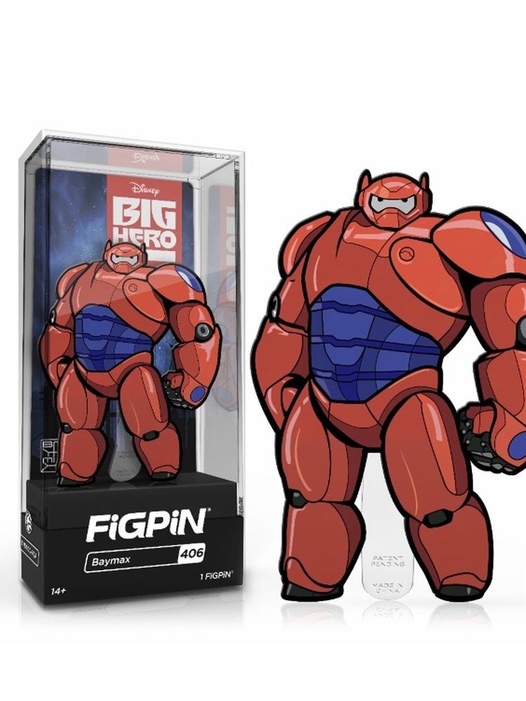 FiGPiN Classic: Disney - Baymax [Armor] #406 Big Hero 6﻿ 3" Enamel Collector Pin