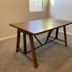 60” Wood Adjustable Desk