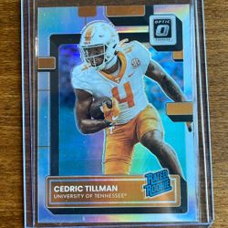 Cedric Tillman Donruss Optic Silver Rated Rookie