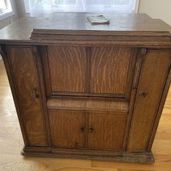 Antique 1912 Singer Red Eye Sewing Machine