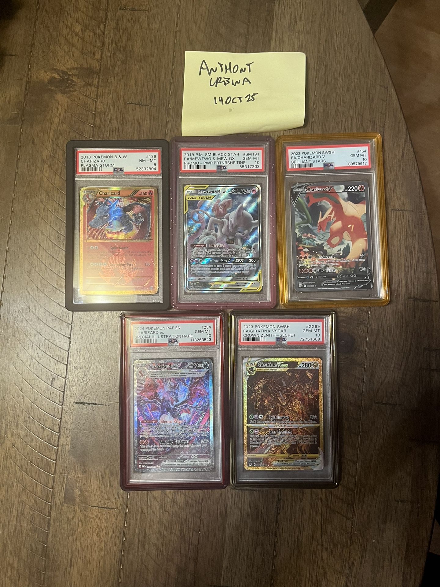 PSA Pokemon Slabs