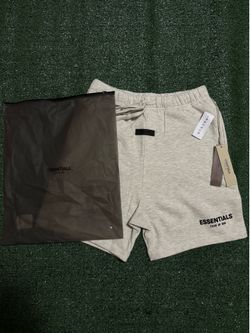 Light oat Mel essential shorts