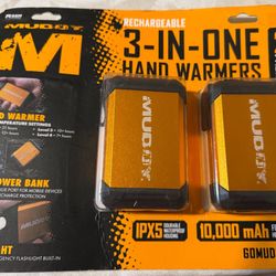 Rechargeable 3-1 Hand Warmers
