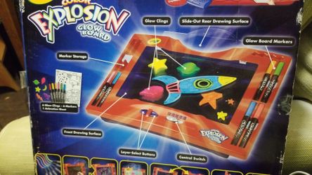 New)crayola color explosion glow board