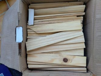 Shims cunas de madera $10.00 Open box