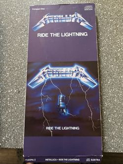 Metallica Ride the Lightning CD Long Box