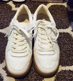 Vionic Kimmie Court Women's Fashion Sneakers White Gum Leather Size 8