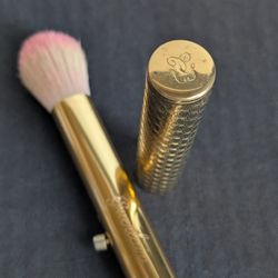 Guerlain Les Meteorites Retractable Deluxe Makeup Brush Gold Case