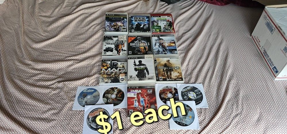 Ps3 Playstation 3 Games ( $1 Each )