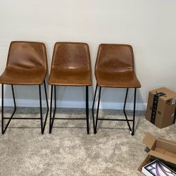 Leather Counter Stools $30 Or OBO