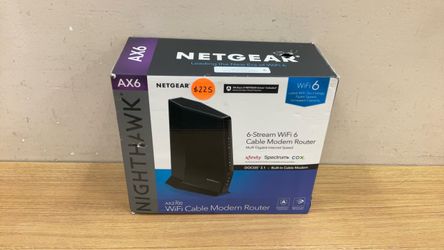 NETGEAR AX2700 WiFi CABLE MODEM ROUTER.