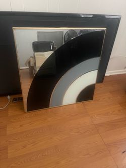 70’s style decorative mirror W30”x L31”