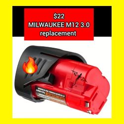 Milwaukee M12 3.0 REPLACEMENT 