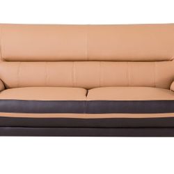 Brand New Modern Bonded Leather Sofa