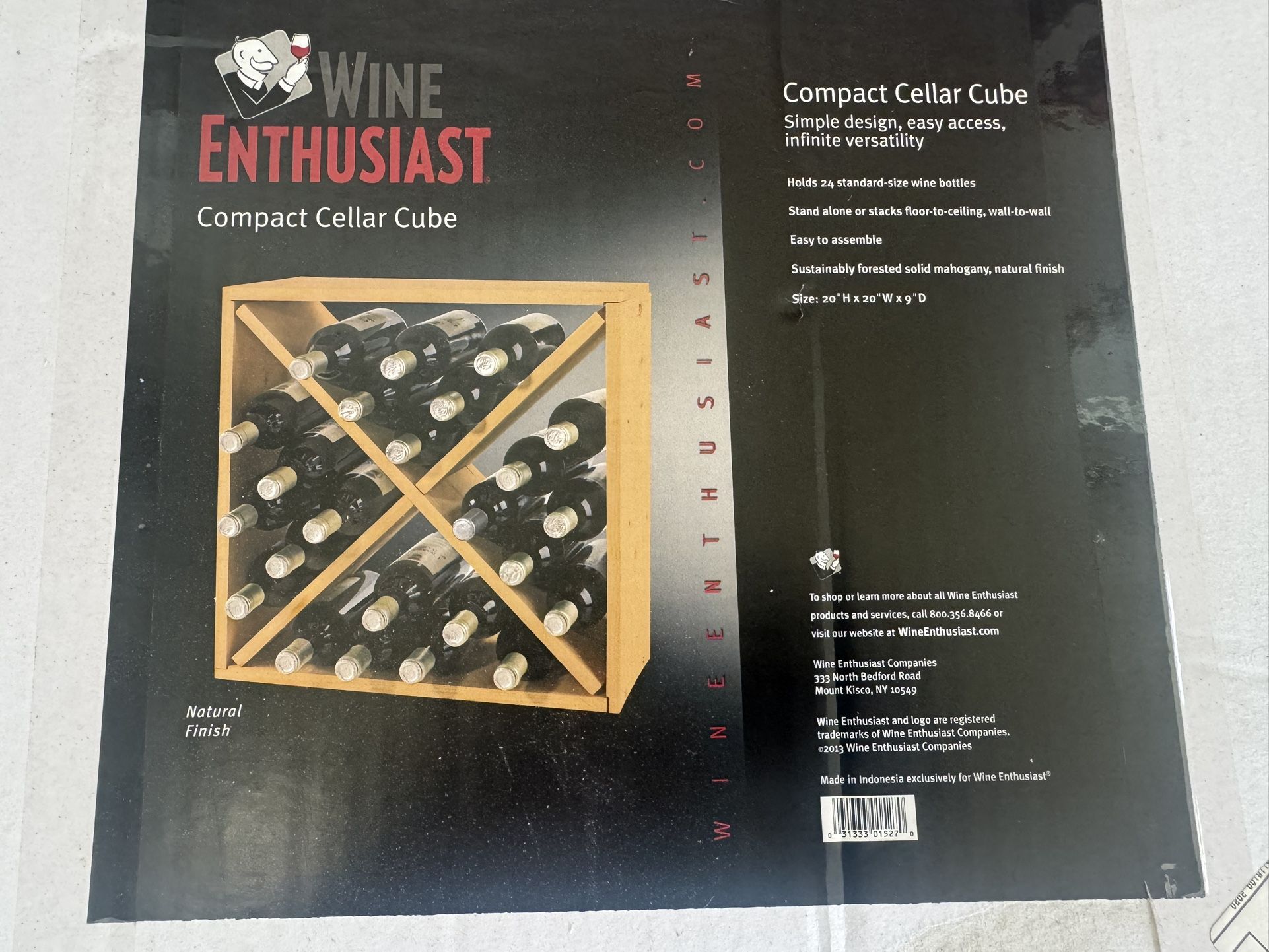 24 Bottle Compact Cellar Cube Wine Rack