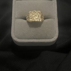 10K nugget ring