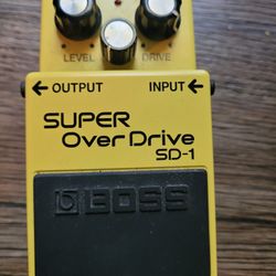 Boss Super Overdrive Pedal