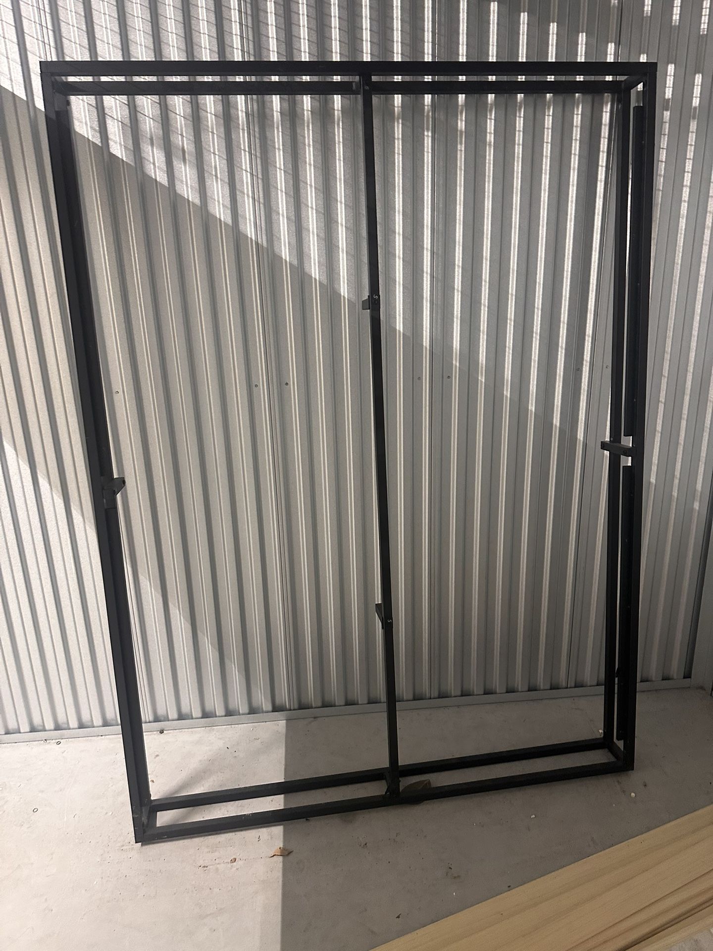 Queen bed frame with slats