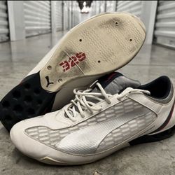 Puma Men's White Power Race BMW Motorsport Lace Up Sneakers Sz 11.5