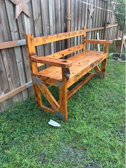 Garden bench
